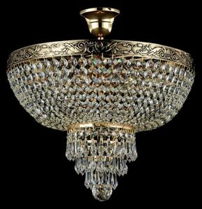 Maytoni DIA890-CL-05-G - Prisadený luster PALACE 5xE27/60W/230V