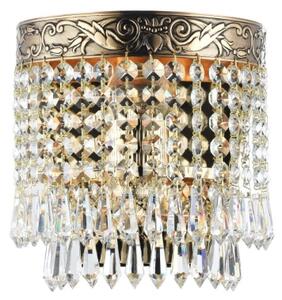 Maytoni DIA890-WL-01-G - Nástenné svietidlo PALACE 1xE27/60W/230V