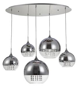 Maytoni P140-PL-170-5-N - Luster na lanku FERMI 5xE27/60W/230V chróm