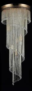 Maytoni DIA522-CL-12-G - Stropné svietidlo CASCADE 12xE14/60W/230V