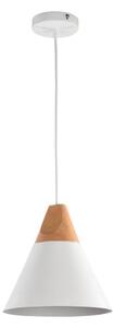Maytoni P359-PL-01-W -Luster na lanku BICONES 1xE27/60W/230V pr. 22cm biela/béžová