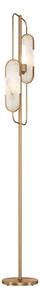 Maytoni MOD099FL-02G - Stojacia lampa MARMO 2xG9/40W/230V