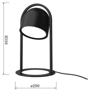 Wofi 8045-102 - LED Dotyková stmievateľná stolná lampa NIZZA LED/10,5W/230V čierna