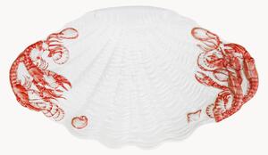 Ručne maľovaný servírovací tanier Shell