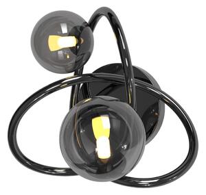 Wofi 4014-205 - LED Nástenné svietidlo NANCY 2xG9/3,5W/230V čierna/chróm