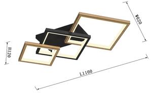 Wofi 9022-306M - LED Stmievateľné stropné svietidlo MATERA LED/37W/230V