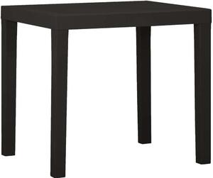 Maison Exclusive - Záhradný stôl antracitový 79x65x72 cm plast