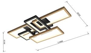 Wofi 9022-506 - LED Stmievateľné stropné svietidlo MATERA LED/60W/230V