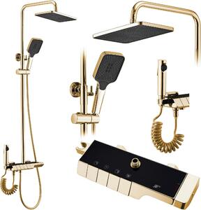 Sprchový set s termostatom Rea ROB Gold