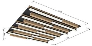 Wofi 9031-1006 - LED Stmievateľné stropné svietidlo PALERMO LED/40W/230V drevo