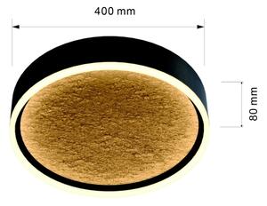 Wofi 9002-104M-LED Stmievateľné stropné svietidlo BORDEAUX LED/37W/230V čierna/zlatá