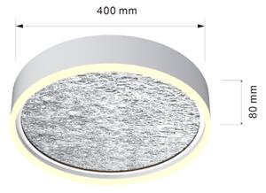 Wofi 9002-103M - LED Stmievateľné stropné svietidlo BORDEAUX LED/37W/230V strieborná
