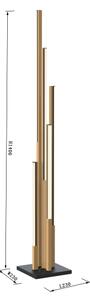 Wofi 3032-506 - LED Stmievateľná stojacia lampa CATANIA LED/24W/230V
