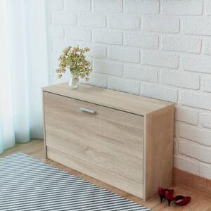 Maison Exclusive – písací stôl so zásuvkou a skriňou z dubového dreva, 100 x 40 x 73 cm
