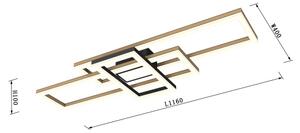 Wofi 9022-306L - LED Stmievateľné stropné svietidlo MATERA LED/57W/230V