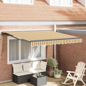 Maison Exclusive – rám markízy, žltý a sivý, 300 x 250 cm