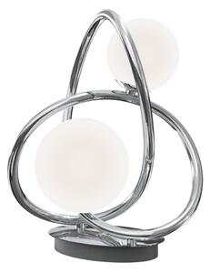 Wofi 8014-207 - LED Stolná lampa NANCY 2xG9/3,5W/230V lesklý chróm