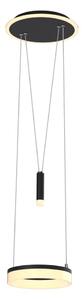 Wofi 6054-302 - LED Stmievateľný luster na lanku JESSE LED/15,5W/230V čierna