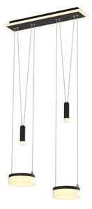 Wofi 6054-502 - LED Stmievateľný luster na lanku JESSE LED/21W/230V čierna