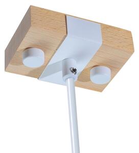 Luster na lanku 1xE27/40W/230V biela