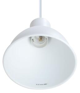 Luster na lanku 1xE27/40W/230V biela