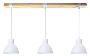 Luster na lanku 3xE27/40W/230V biela