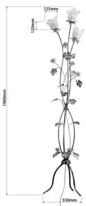 Stojacia lampa ROSALIA 3xE14/40W/230V žltá
