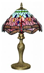 Searchlight EU1287 - Tiffany stolná lampa DRAGONFLY 1xE27/60W/230V