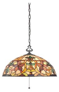 Elstead QZ-KAMI-P - Luster na reťazi Tiffany KAMI 3xE27/60W/230V