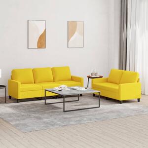 Maison Exclusive – 2-dielna sedacia súprava s vankúmi, svetloltá látka