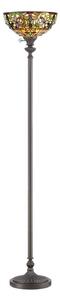 Elstead QZ-KAMI-UL - Stojacia lampa Tiffany KAMI 1xE27/100W/230V