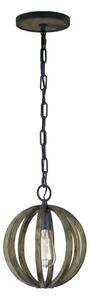 Elstead FE-ALLIER-P-WW - Luster na reťazi ALLIER 1xE27/60W/230V dub