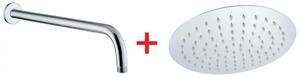Sprchová hlavica SUPERSLIM, priemer 150mm + sprchové rameno ROUND