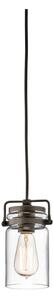 Elstead KL-BRINLEY-MP-OZ - Luster na lanku BRINLEY 1xE27/60W/230V antracit
