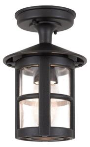 Elstead BL21A-BLACK - Vonkajší prisadený luster HEREFORD 1xE27/100W/230V IP43