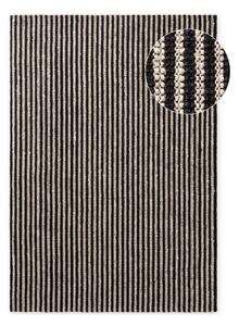 Čierny ručne tkaný jutový koberec 160x230 cm Harvest Ebony – Elle Decoration