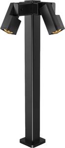 Záhradná stojaca lampa 80 cm ierna 2xGU10 35W Salvia Candellux