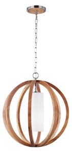Elstead FE-ALLIER-P-S-LW - Luster na reťazi ALLIER 1xE27/60W/230V dub