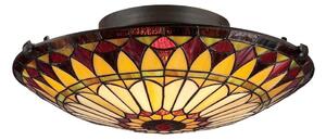 Elstead QZ-WEST-END-F - Stropné svietidlo Tiffany WEST 2xE27/75W/230V