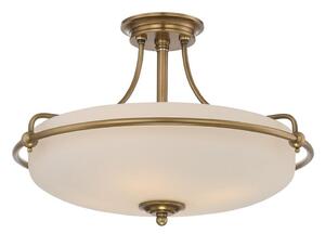 Elstead QZ-GRIFFIN-SFM-WS - Prisadený luster GRIFFIN 4xE27/100W/230V mosadz