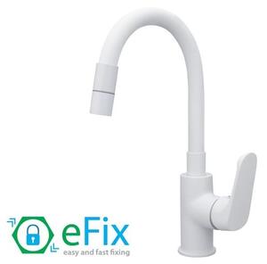 Umývadlová batéria VENUS WHITE s flexi ramenom, bez odtokovej súpravy