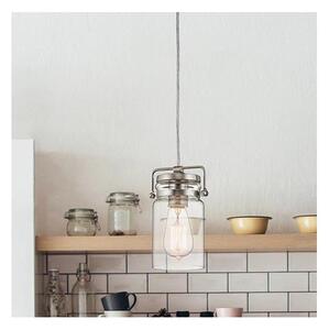 Elstead KL-BRINLEY-MP-NI - Luster na lanku BRINLEY 1xE27/60W/230V matný chróm