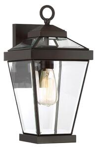 Quoizel QZ-RAVINE2-M-Vonkajšie nástenné svietidlo RAVINE 1xE27/60W/230V IP44 hnedá
