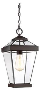 Quoizel QZ-RAVINE8-M - Vonkajší luster na reťazi RAVINE 1xE27/60W/230V IP23 hnedá