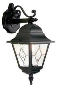 Elstead NR2-BLK - Vonkajšie nástenné svietidlo NORFOLK 1xE27/100W/230V IP43