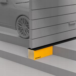 Puroterm HEAVY 30 cm/120 cm – izolaný prah pre dvere a garáové brány