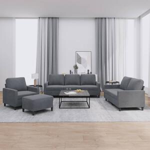 Maison Exclusive – 4-dielna sedacia súprava s vankúmi, tmavoedý zamat
