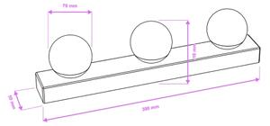 Brilagi - LED kúpeľňové osvetlenie zrkadla HOLLYWOOD 3xLED/3W/230V IP44 chróm