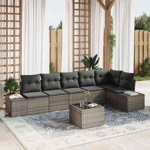 Maison Exclusive - Záhradný nábytok s úloným priestorom Svetloedý Poly-rattan