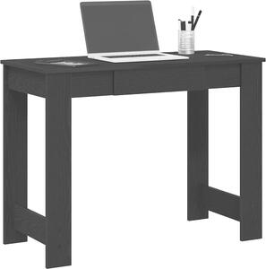 Maison Exclusive - písací stôl ierny 100x45x75 cm drevený materiál